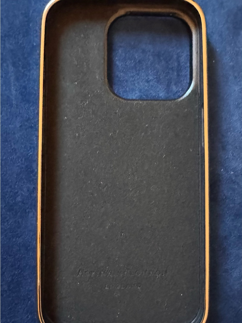 Aspinal of London iPhone 15 Pro Leather Case Deep Shine Amazon Brown Croc - Picture 6 of 6